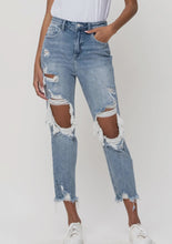 Load image into Gallery viewer, Crossroads Distressed Jeans
