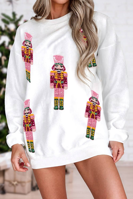 Christmas Nutcracker Corded Sweatshirt