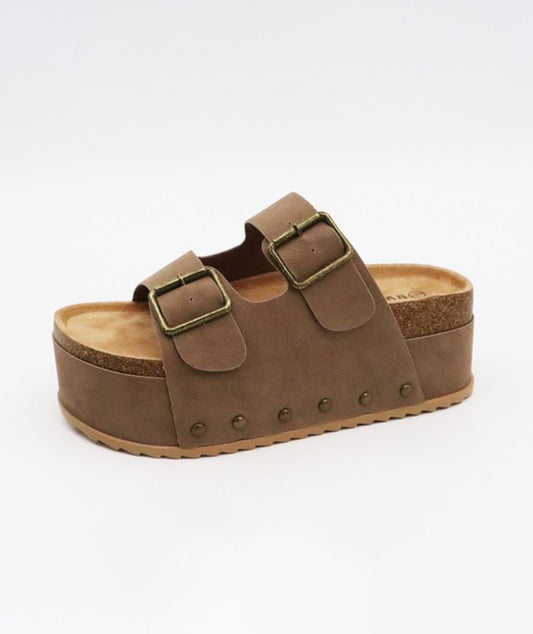 Soak Up The Sun Sandals (Taupe)