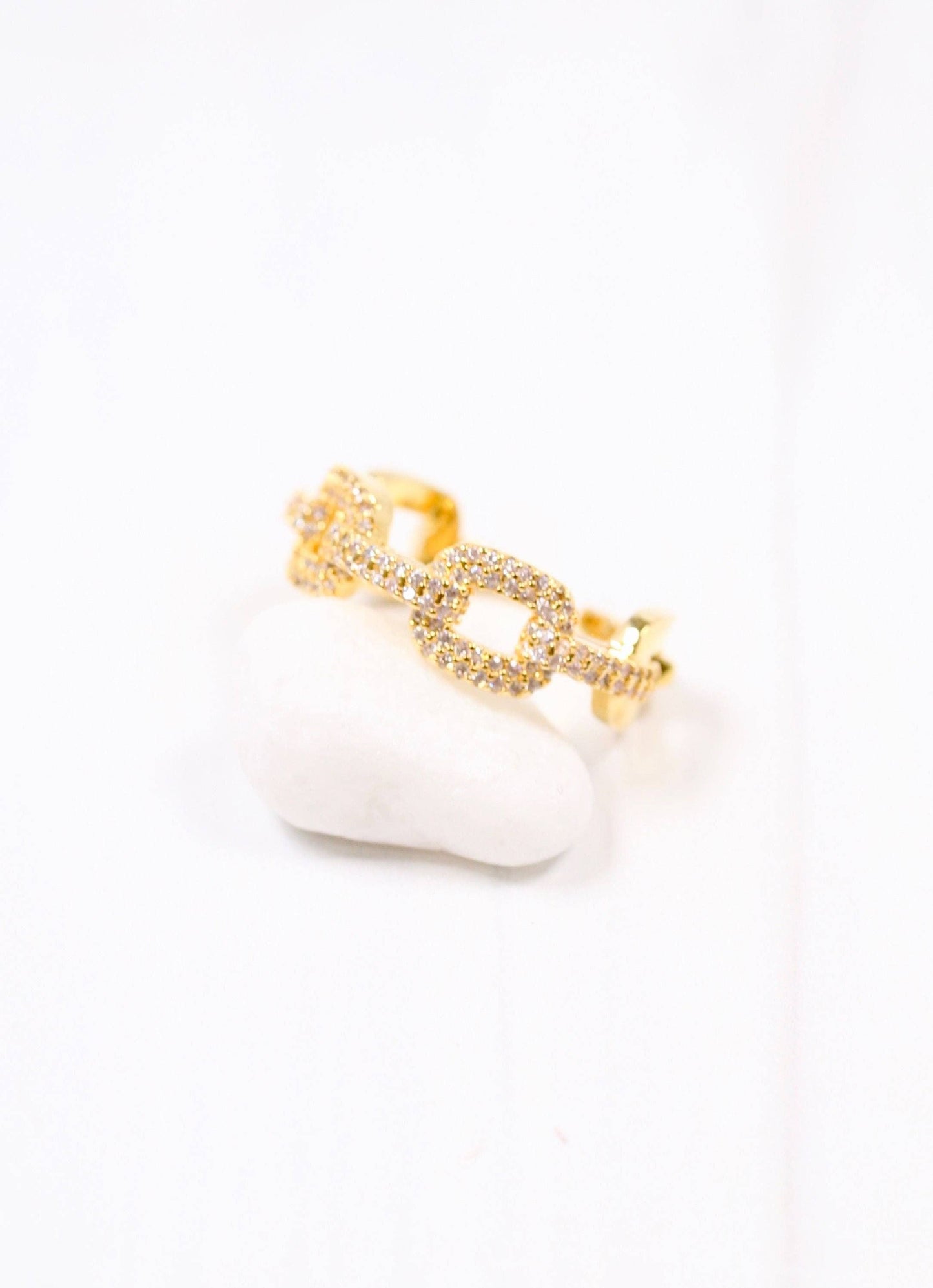 Forbe CZ Link Ring GOLD: Default