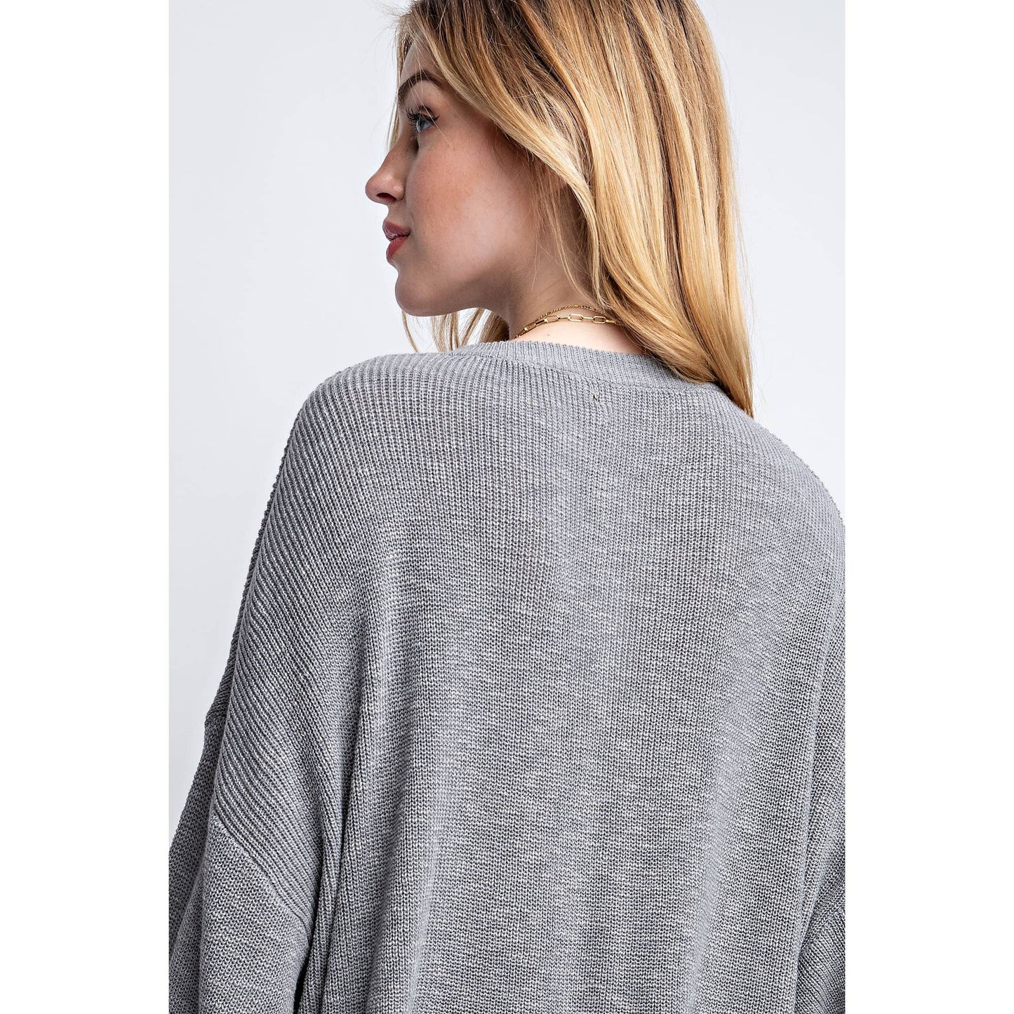 Cozy Nights Sweater Set- Grey