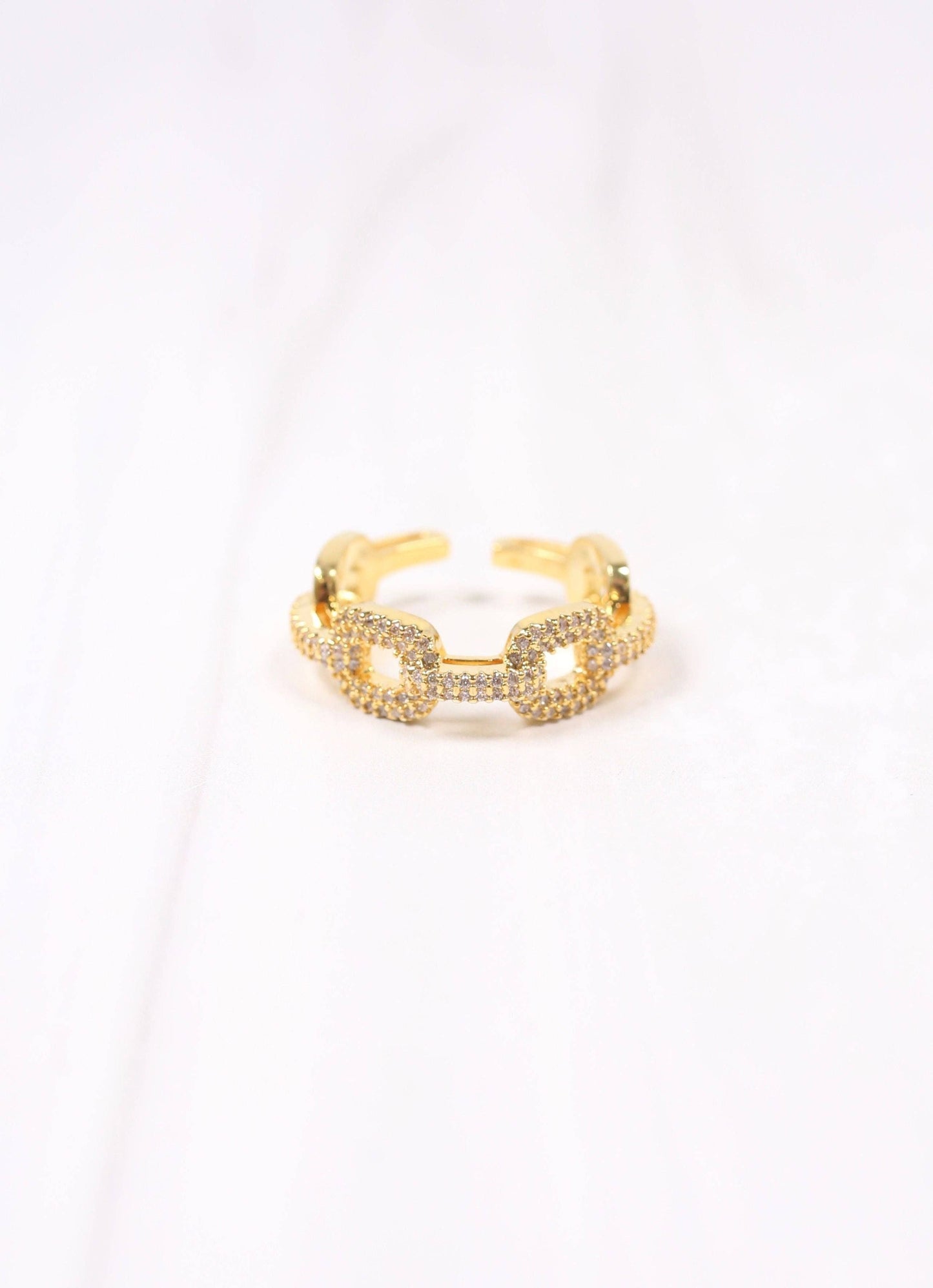 Forbe CZ Link Ring GOLD: Default