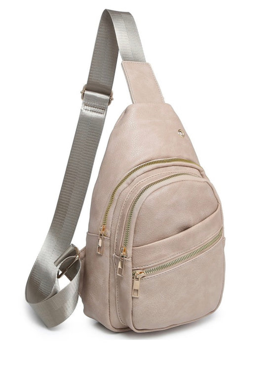 Crossover Backpack Bag -Stone