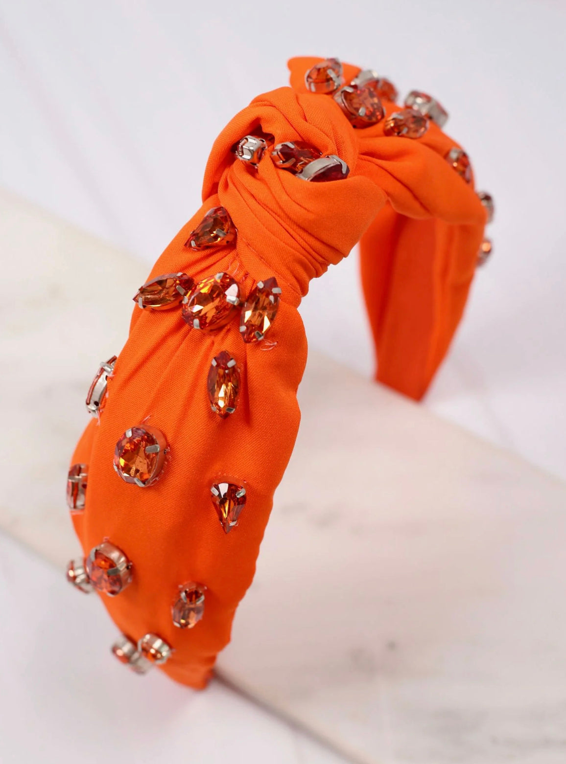 Orange Jeweled Headband